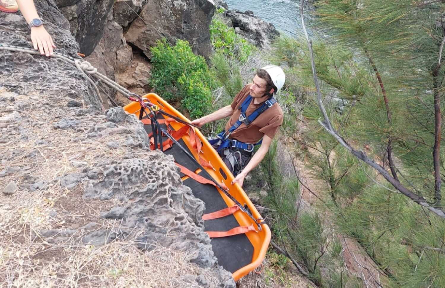 Rappel avec barquette