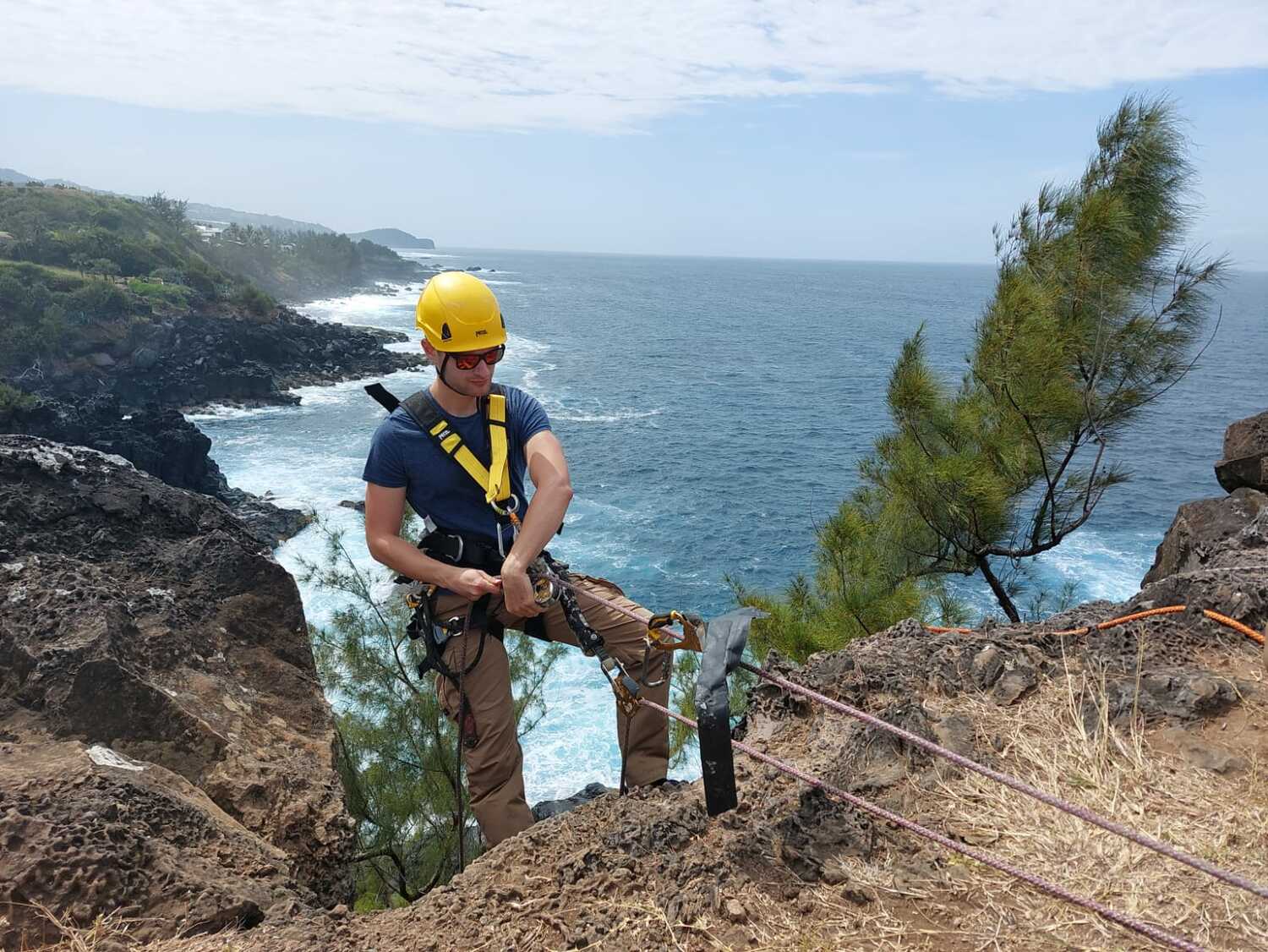 Moi en train de commencer un rappel